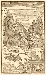 "Vem är det här? The Pilgrim" från "The Pilgrim